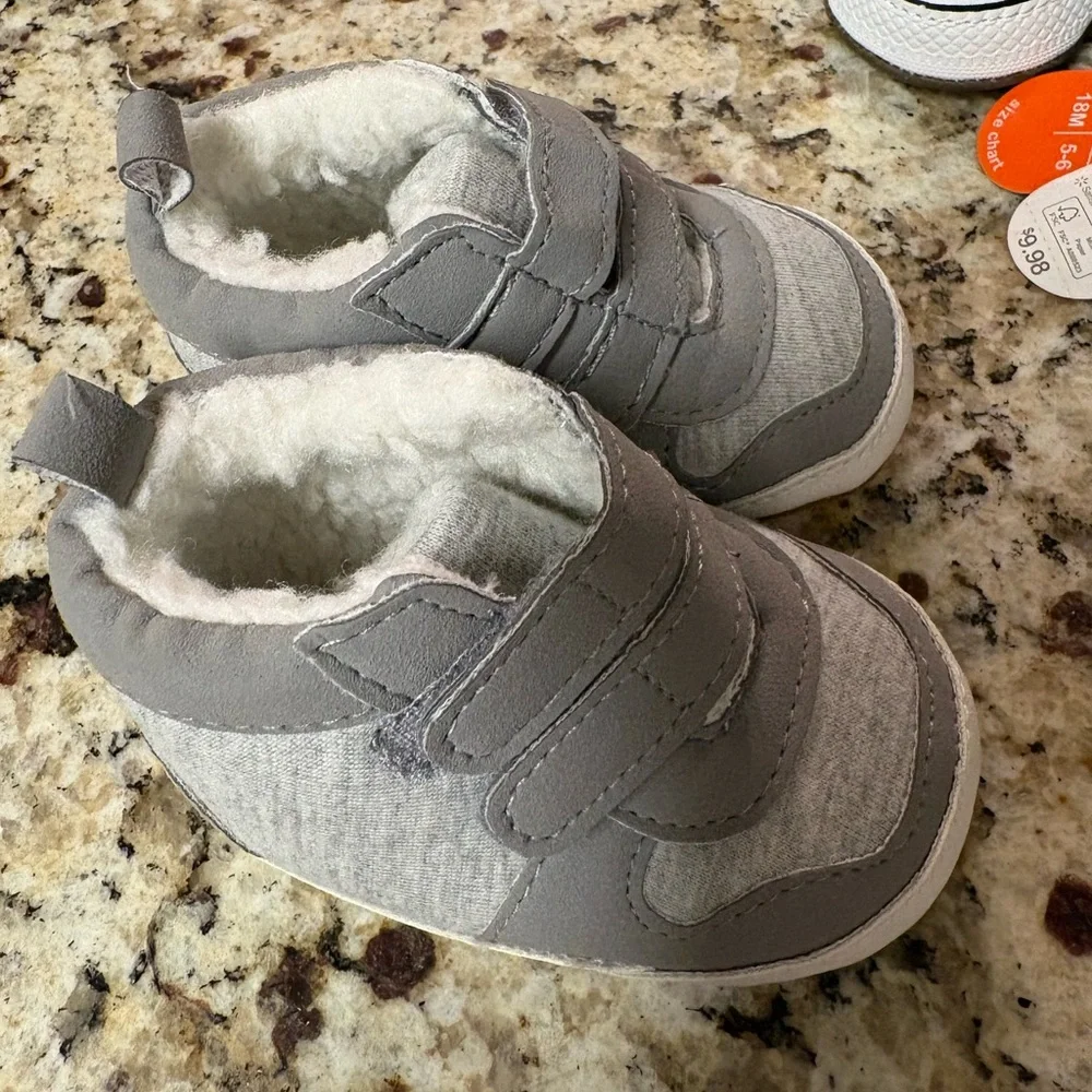 Carter's Gray, Converse Navy & brownish color wondernation sandals & baby shoes